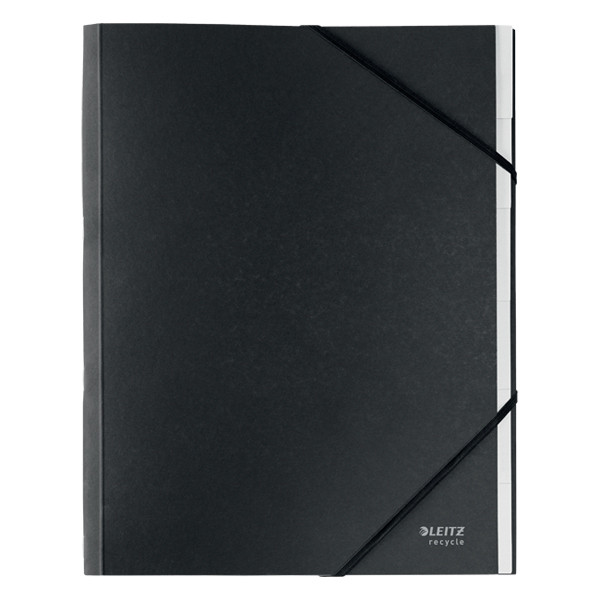 Leitz Recycle Carpeta clasificadora negra (6 pestañas)