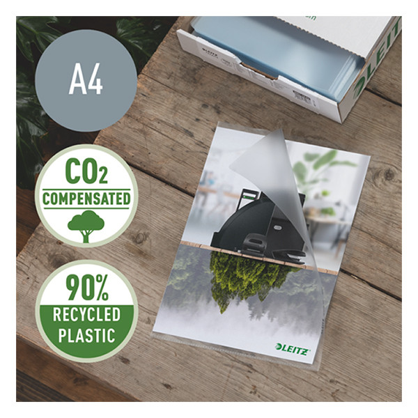 Leitz Recycle Carpeta transparente A4 140 micras (100 unidades) 226484 - 4