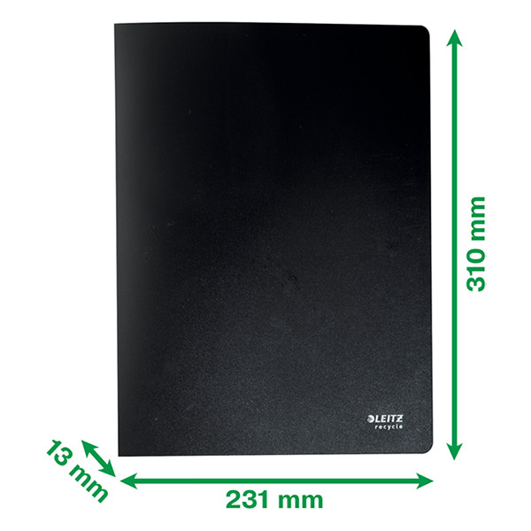 Leitz Recycle carpeta de fundas negro (20 fundas) 226492 - 4