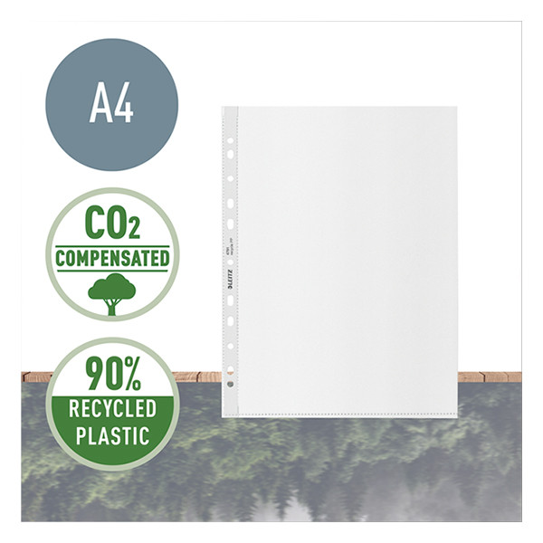 Leitz Recycle carpeta de fundas transparente A4 11 agujeros 100 micras (25 unidades) 226495 - 2