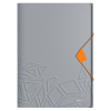 Leitz Urban Chic carpeta de plástico con 3 solapas gris oscuro 226541 - 1