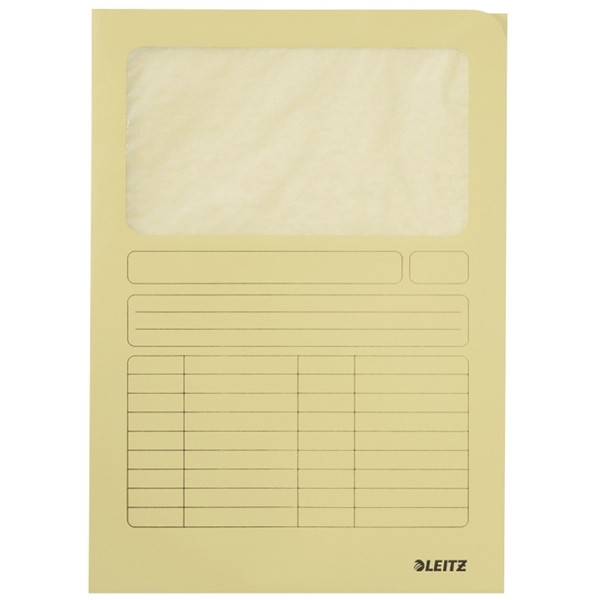 Leitz carpeta ventana amarilla A4 (100 unidades)
