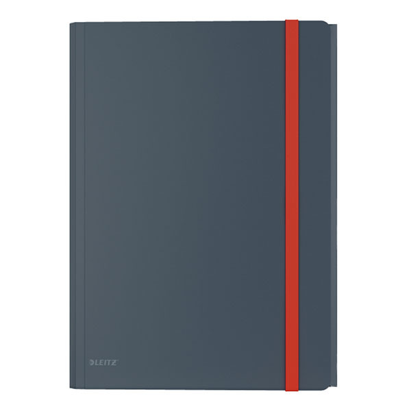 Leitz cosy Mobile Carpeta 3 solapas gris terciopelo con compartimento 226390 - 1