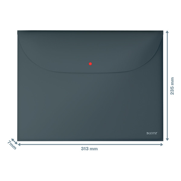 Leitz cosy Privacy sobre para documentos A4 gris terciopelo (3 unidades) 226405 - 4