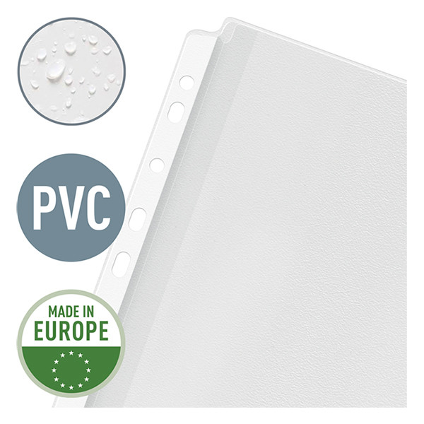 Leitz funda multitaladro premium 11 agujeros con solapa A4 170 micras (5 unidades) 202527 - 2