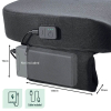 Leitz iComfi Cojín de asiento ergonómico calefactable gris oscuro 401302 - 5