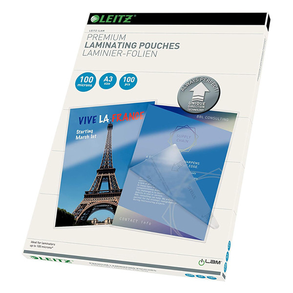 Leitz iLAM bolsa para plastificar A3 brillante 2x100 micras (100 unidades)