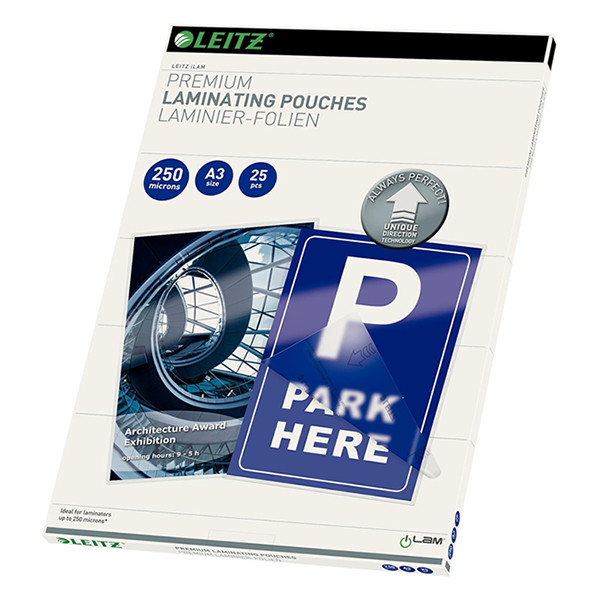 Leitz iLAM bolsa para plastificar A3 brillante 2x250 micras (25 unidades)