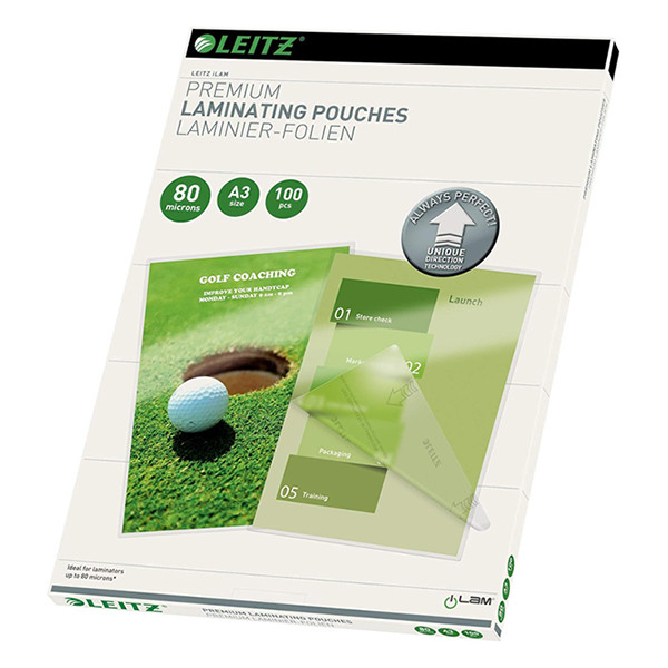 Leitz iLAM bolsa para plastificar A3 brillante 2x80 micras (100 unidades)