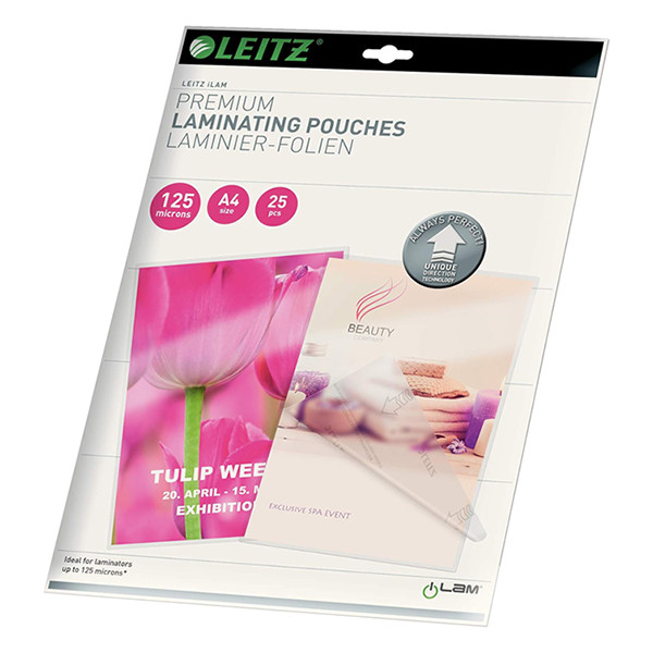 Leitz iLAM bolsa para plastificar A4 brillante 2x125 micras (25 piezas) 74820000 211090 - 1