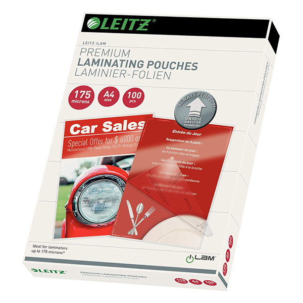 Leitz iLAM bolsa para plastificar A4 brillante 2x175 micras (100 unidades)
