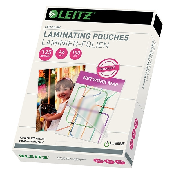 Leitz iLAM bolsa para plastificar brillante 2x125 micras (100 unidades) 211112 - 1