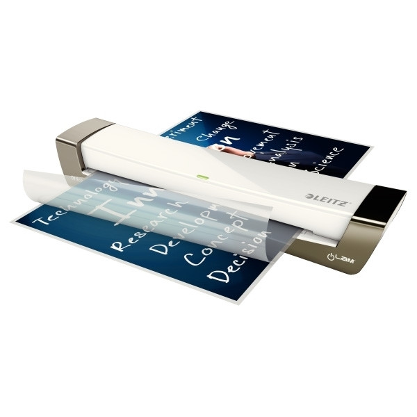 Leitz iLam Plastificadora A3 Home Office  plateada