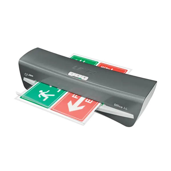 Leitz iLam plastificadora A4 Office plateada