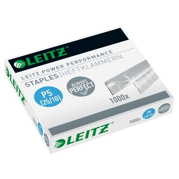Leitz power performance grapas 25/10 (P5) (1000 piezas) 55740000 211420 - 1
