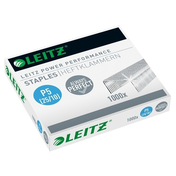 Leitz power performance grapas 25/10 (P5) (1000 unidades) 211420 - 1