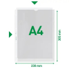 Leitz premium funda transparente A4 4 agujeros 130 micras (100 piezas) 211488 - 4