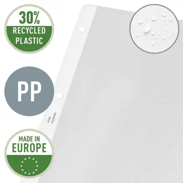 Leitz premium funda transparente A4 4 agujeros 130 micras (100 unidades) 211488 - 3