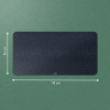 Leitz protector de escritorio de fieltro 36 x 70 cm gris oscuro 213463 - 2