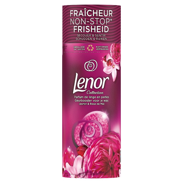 Lenor Fragrance Booster Jasmine & Rose De Mai perlas perfumadas (165 gramos)