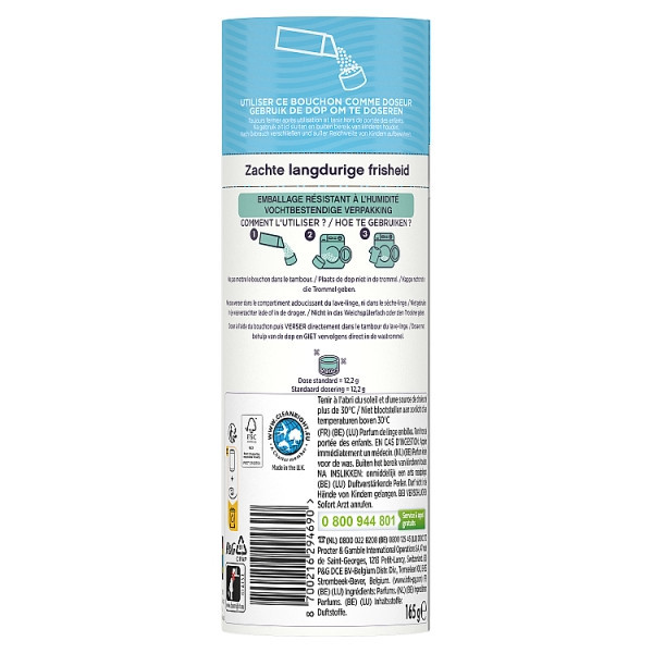 Lenor Fragrance Booster Perlas de Fragancia Algodón Fresco 165 gramos (14 lavados)  SLE00500 - 2