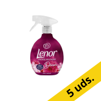 Pack Ahorro: 5x Lenor Ruby Jasmine Ambientador y Antiarrugas (500 ml)