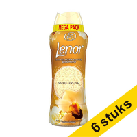 Pack Ahorro: 6x Lenor Fragrance Booster Perlas de Fragancia Orquídea Dorada 495 gramos (41 lavados)