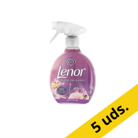 Pack ahorro: 5x Lenor Exotic Bloom Ambientador y quitaarrugas para ropa (500 ml)