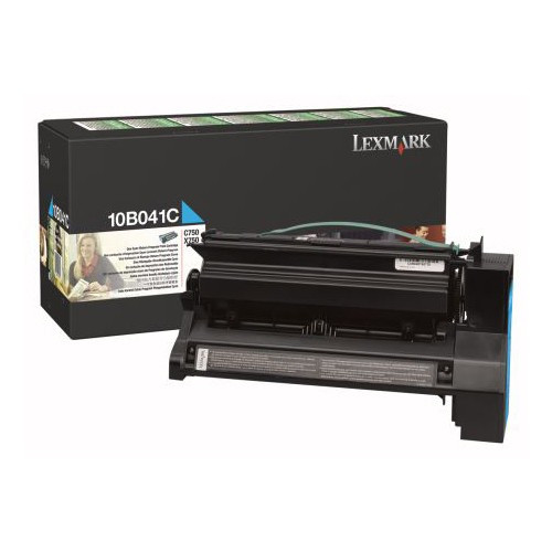 Lexmark 10B041C toner cian (original) 10B041C 034270 - 1