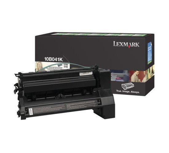 Lexmark 10B041K toner negro (original) 10B041K 034265 - 1