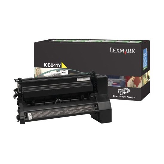 Lexmark 10B041Y toner amarillo (original) 10B041Y 034280 - 1