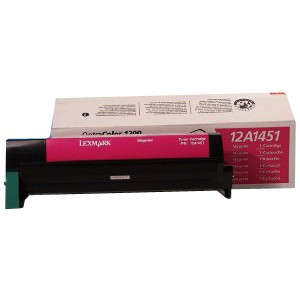 Lexmark 12A1451 toner magenta (original) 12A1451 034175 - 1