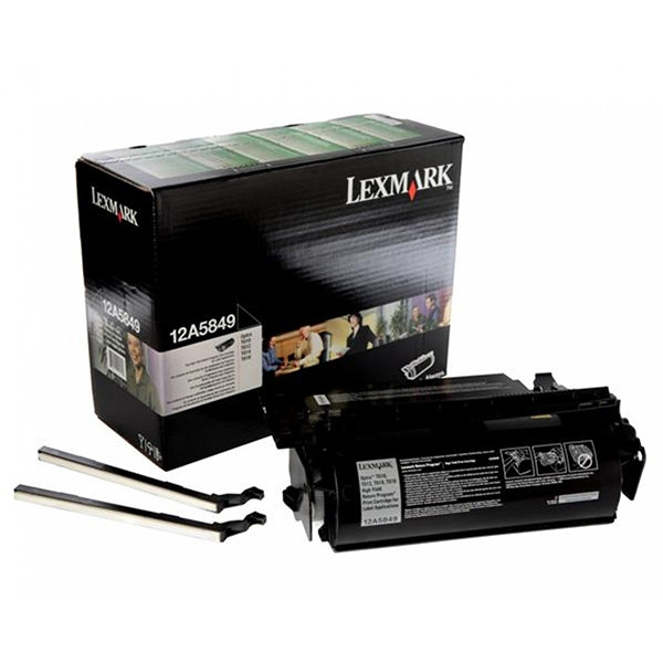 Lexmark 12A5849 toner para etiquetas XL (original) 12A5849 037576 - 1