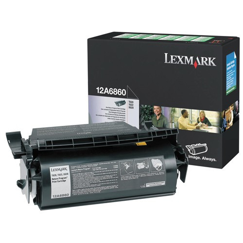 Lexmark 12A6860 toner negro (original) 12A6860 034230 - 1