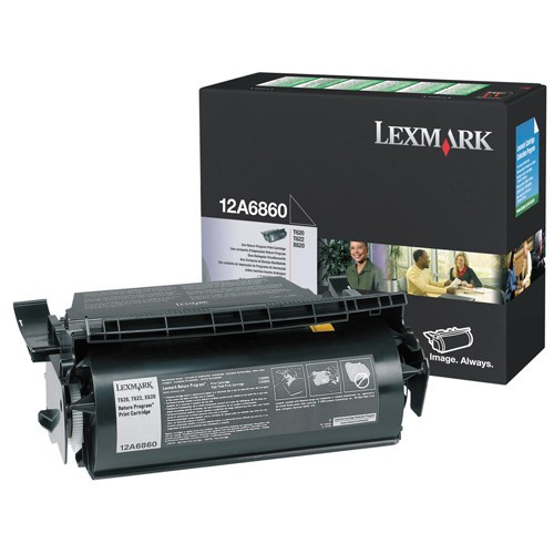 Lexmark 12A6860 toner negro (original)
