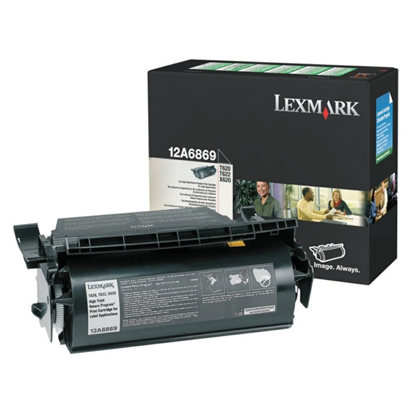 Lexmark 12A6869 toner para etiquetas XL (original) 12A6869 037580 - 1