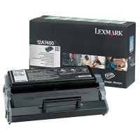 Lexmark 12A7400 toner negro (original) 12A7400 037090