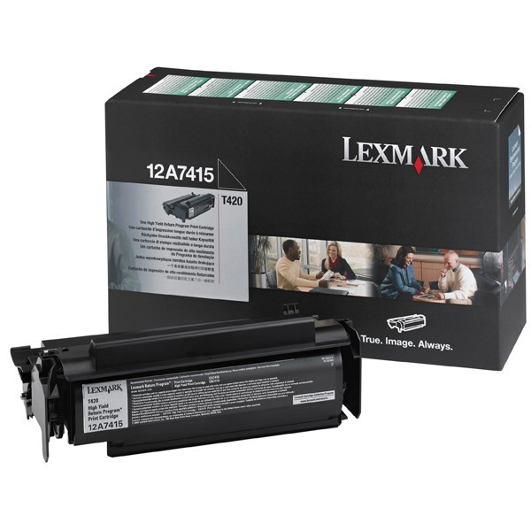 Lexmark 12A7415 toner negro XL (original) 12A7415 034110 - 1