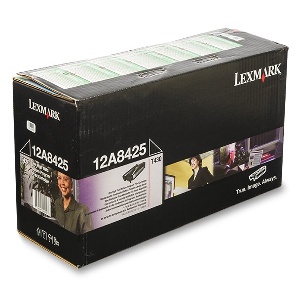 Lexmark 12A8425 toner negro XL (original) 12A8425 034260 - 1