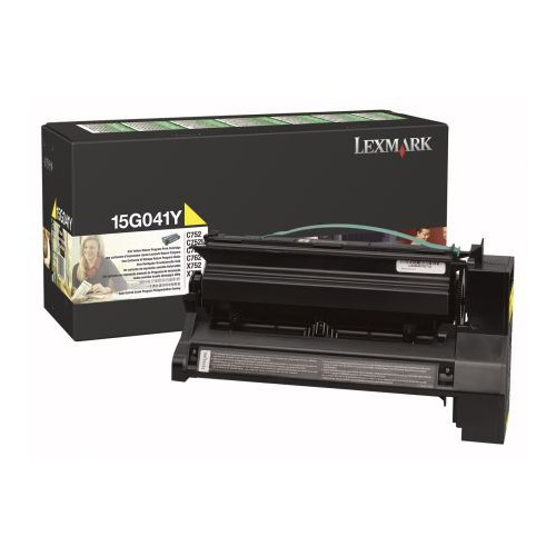 Lexmark 15G041Y toner amarillo (original)