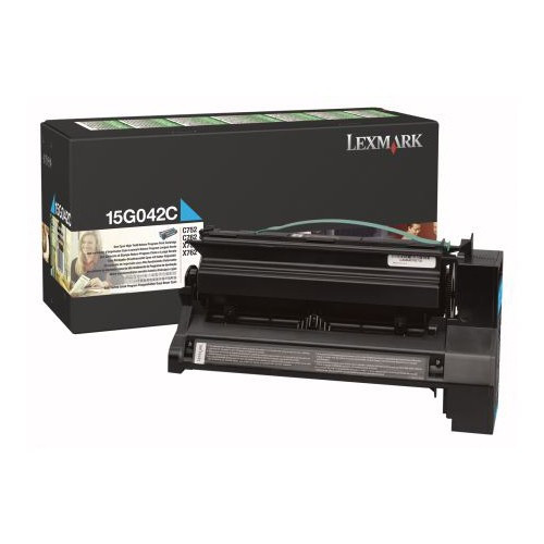 Lexmark 15G042C toner cian XL (original) 15G042C 034540 - 1