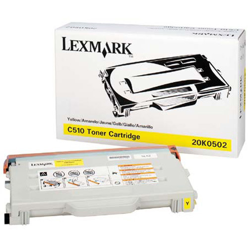 Lexmark 20K0502 toner amarillo (original) 20K0502 034415 - 1