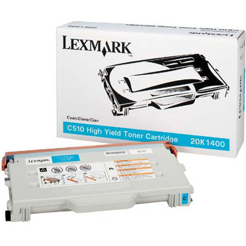 Lexmark 20K1400 toner cian XL (original) 20K1400 034425 - 1