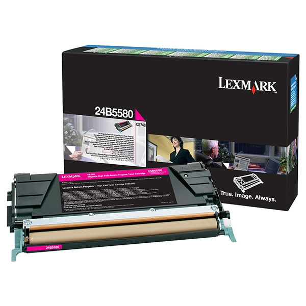 Lexmark 24B5580 toner magenta XL (original) 24B5580 037590 - 1