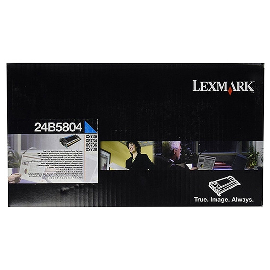 Lexmark 24B5804 toner cian (original) 24B5804 037428 - 1