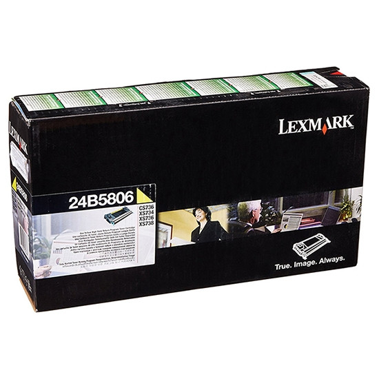 Lexmark 24B5806 toner amarillo (original)
