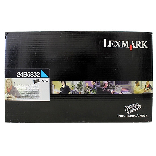 Lexmark 24B5832 toner cian (original) 24B5832 037408 - 1