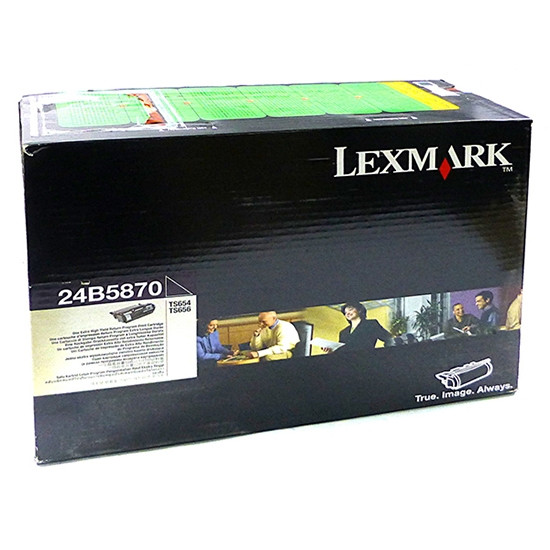Lexmark 24B5870 toner negro (original) 24B5870 037394 - 1