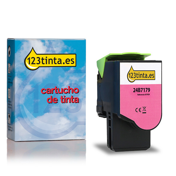 Lexmark 24B7179 toner magenta (marca 123tinta) 037929 - 1