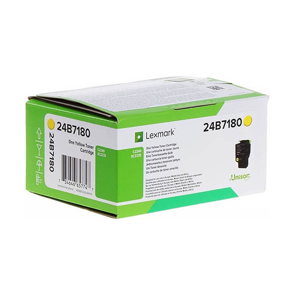 Lexmark 24B7180 toner amarillo (original)